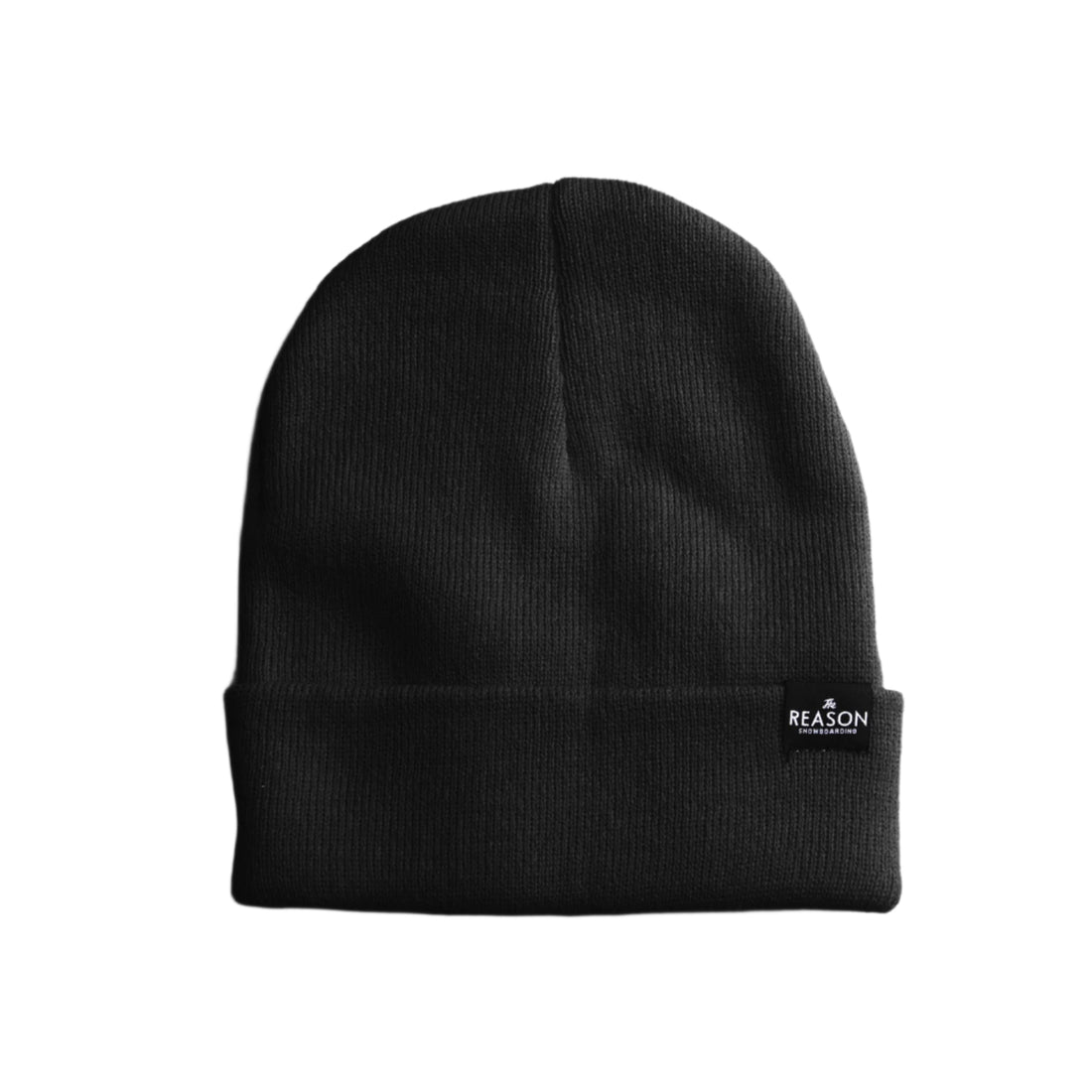 The Reason Roll Up Black Beanie