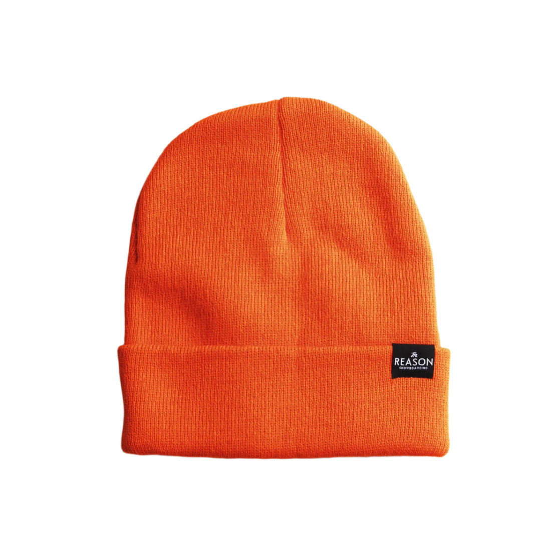 The Reason Roll Up Safety Orange Beanie