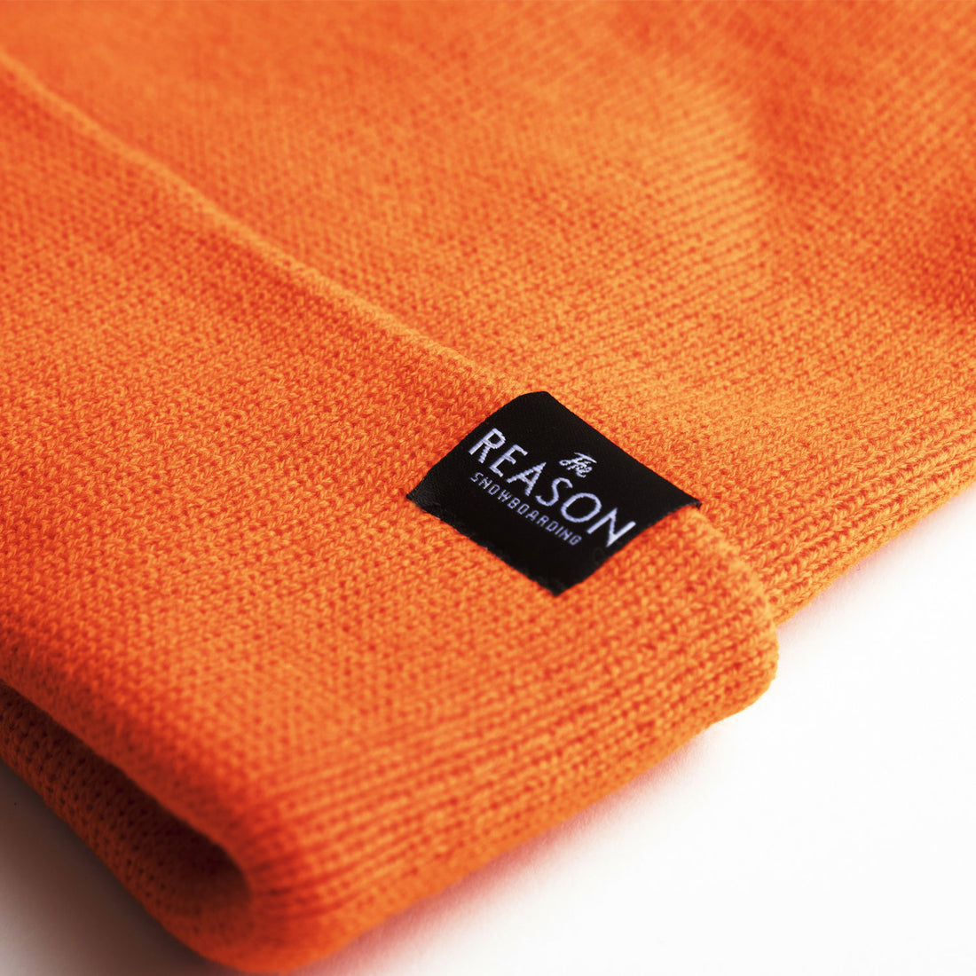The Reason Roll Up Safety Orange Beanie