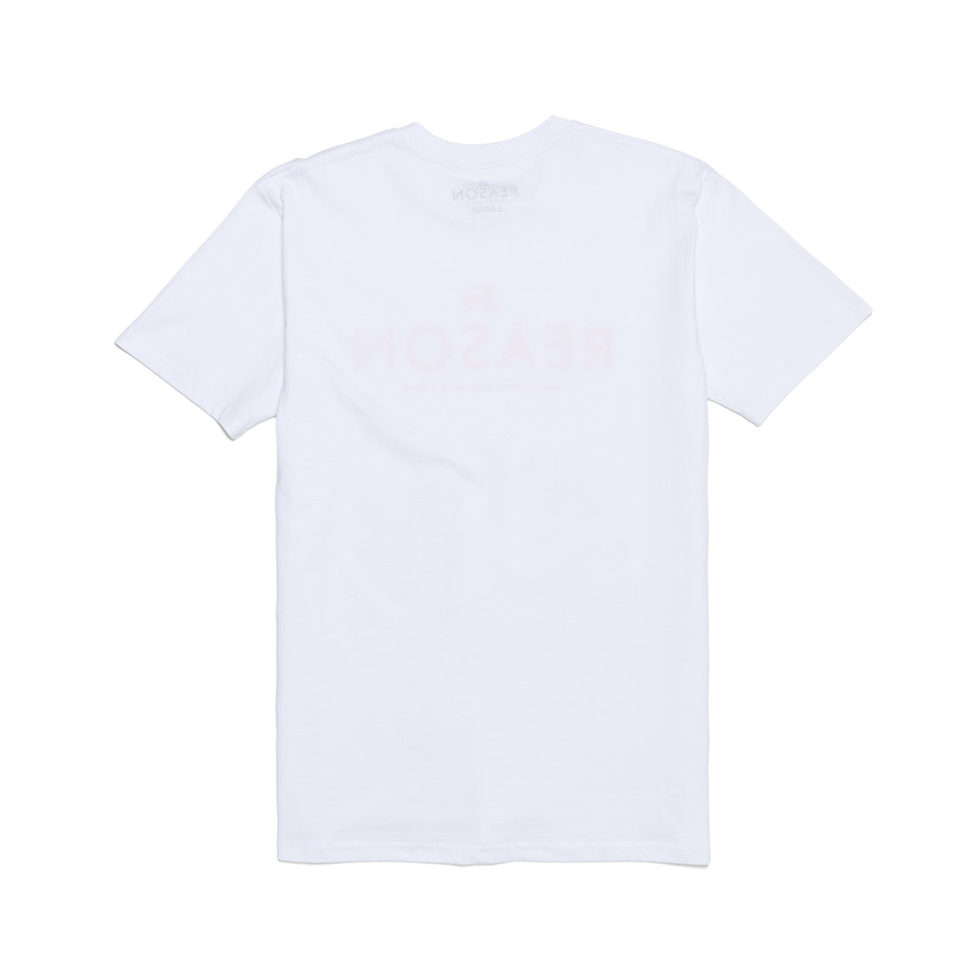 Plain white t-shirt on a white background