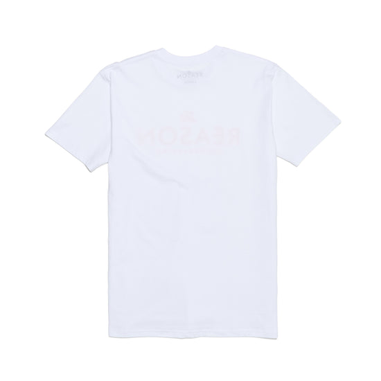 Plain white t-shirt on a white background