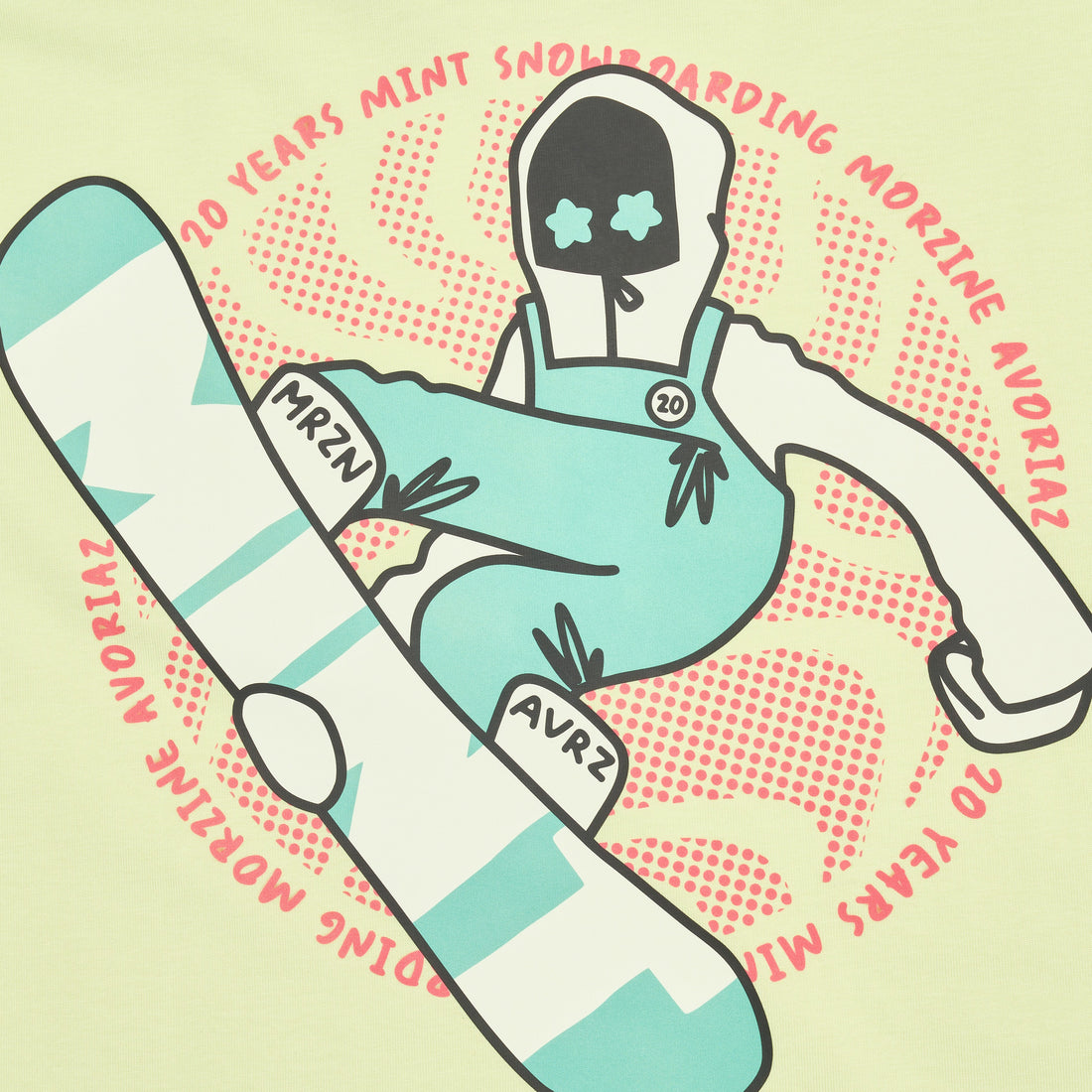 MINT 20th Crotty Snowboarder T-Shirt